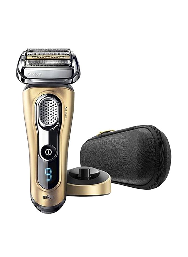 BRAUN Series 9 Syncro Sonic Technology Shaver With 10D Flex Head Set Gold/Silver/Black - Image 2