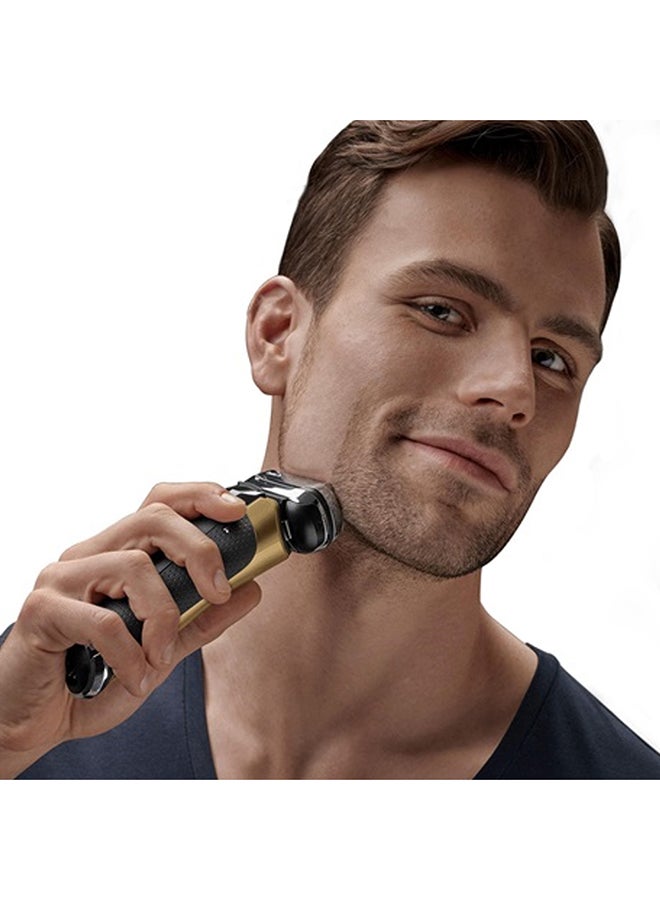 BRAUN Series 9 Syncro Sonic Technology Shaver With 10D Flex Head Set Gold/Silver/Black - Image 5
