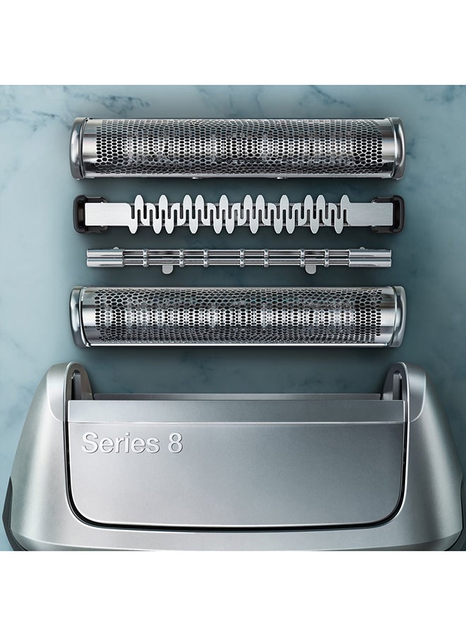 BRAUN Series 8 8390cc Smart Sonic Technology Shaver Set Silver/Black  - Image 5