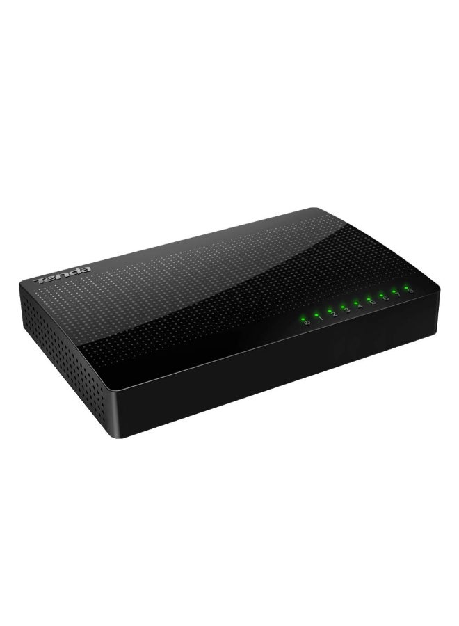 Tenda 8-Port Gigabit Ethernet Desktop Switch Black  - Image 4
