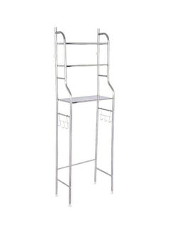 3-Tier Over The Toilet Shelf Rack Silver - v1589449975/N35082549A_1