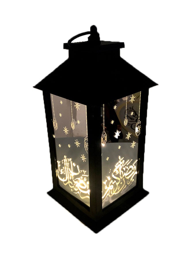 Eid And Ramadan Decorative Lantern Black 29.5x14x14cm