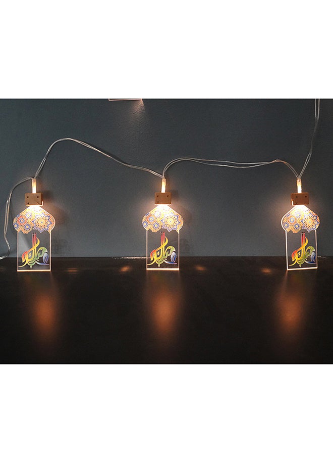 SAPU Ramadan LED String Light With 10 LED Multicolour 200cm  - Image 3