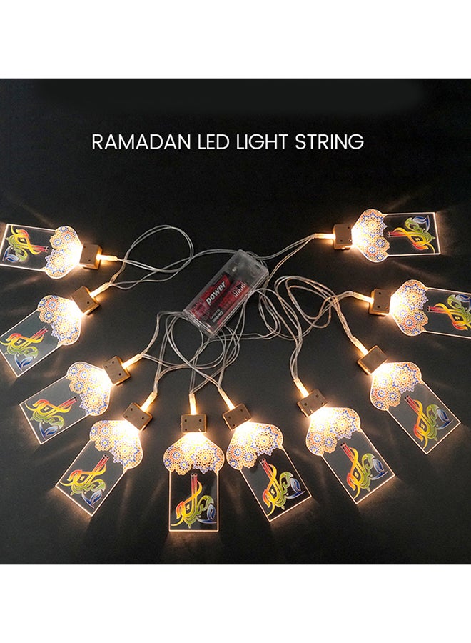SAPU Ramadan LED String Light With 10 LED Multicolour 200cm  - Image 4
