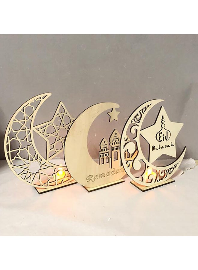 SAPU - Ramadan Decorative Lights Gold 20x20cm - Image 1