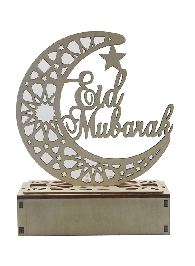 سابو مصابيح LED للتزين بتصميم فريد في شهر رمضان ذهبي 20x16سم  - Image 3