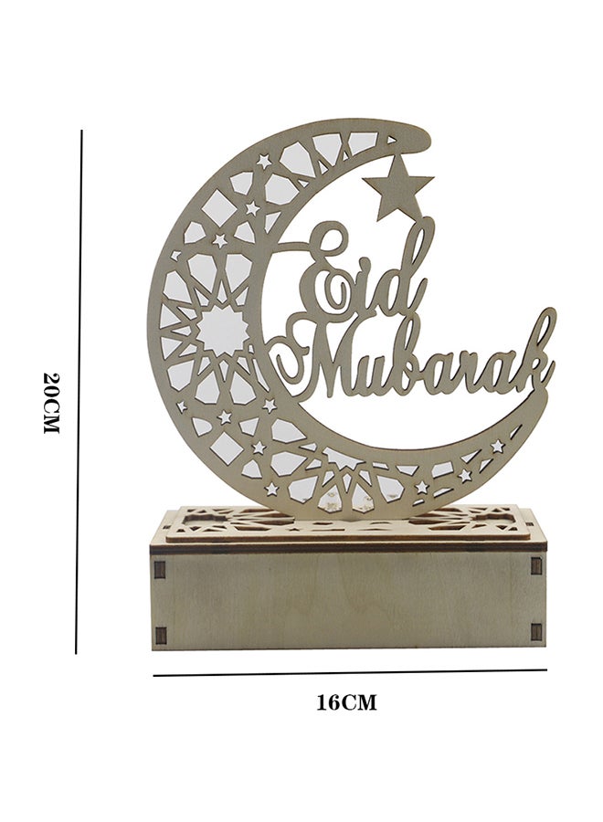 سابو مصابيح LED للتزين بتصميم فريد في شهر رمضان ذهبي 20x16سم  - Image 4