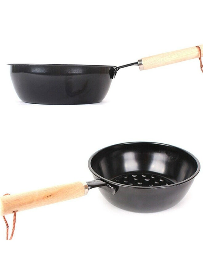 Generic Charcoal Starter Pan With Handle Black 16centimeter  - Image 2