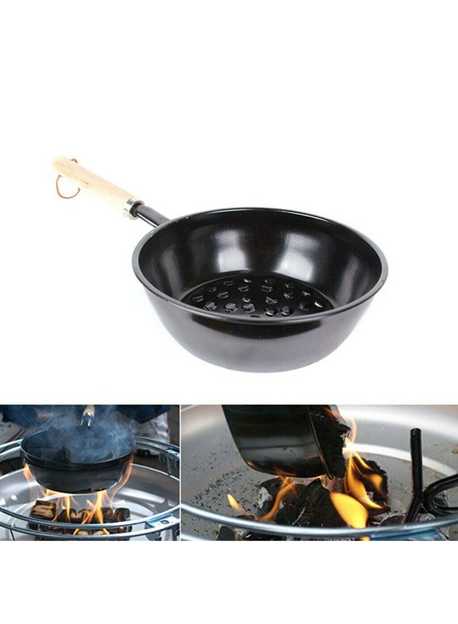 Generic Charcoal Starter Pan With Handle Black 16centimeter  - Image 5