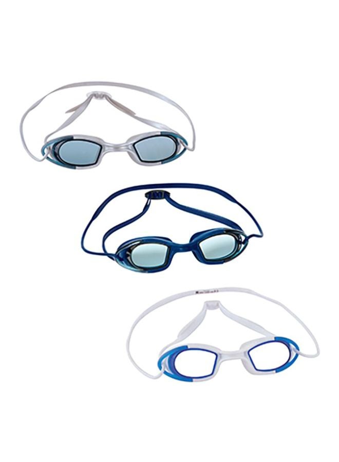 بست واي مجموعة نظارات سباحة هايدرو برو دومينيتور من 3 قطع One Size - Image 1
