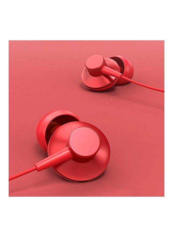 Lenovo HE05 In Ear Neckband Bluetooth Earphones Red - Image 5