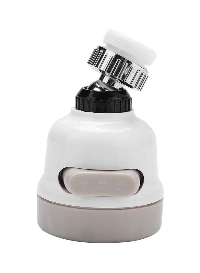 Rotating Moveable Kitchen Tap Water Spray For Dish Cleaning White/Beige - Image 1