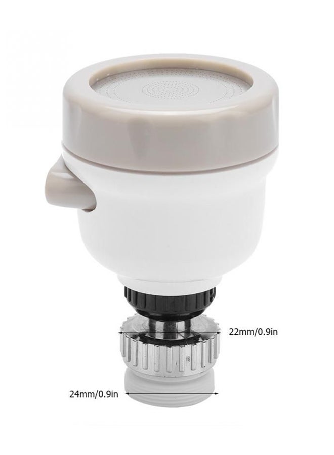 Rotating Moveable Kitchen Tap Water Spray For Dish Cleaning White/Beige - Image 2