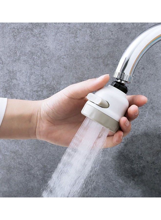 Rotating Moveable Kitchen Tap Water Spray For Dish Cleaning White/Beige - Image 3