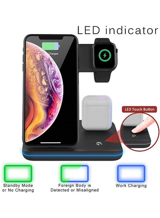 شاحن لاسلكي سريع أسود - Image 3