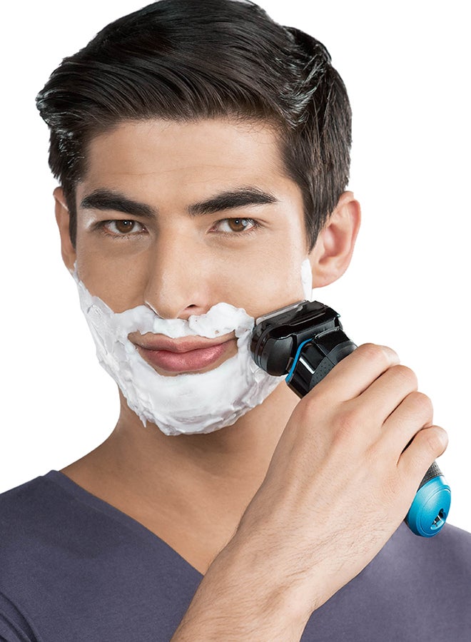 Series 9 Syncro Sonic Wet And Dry Shaver Set Black/Blue