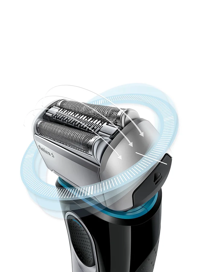 BRAUN Electric Foil Wet And Dry Shaver Set 5195CC Black
