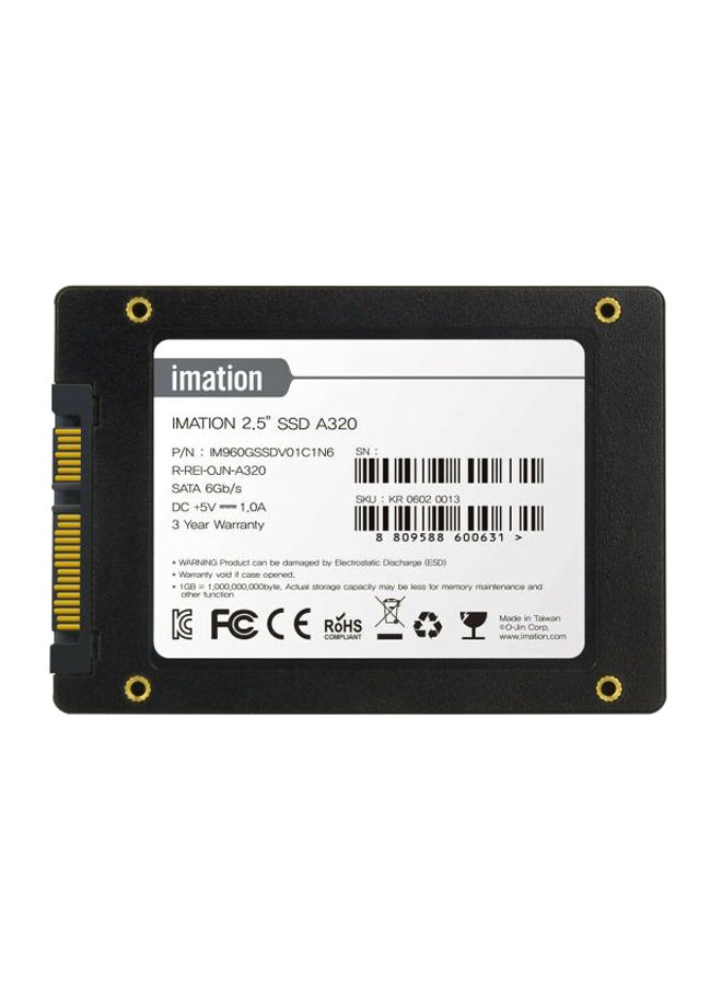 آيميشن محرك أقراص صلبة داخلي بكابل توصيل من نوع ساتا 2.5 لجهاز الكمبيوتر أسود - Image 3