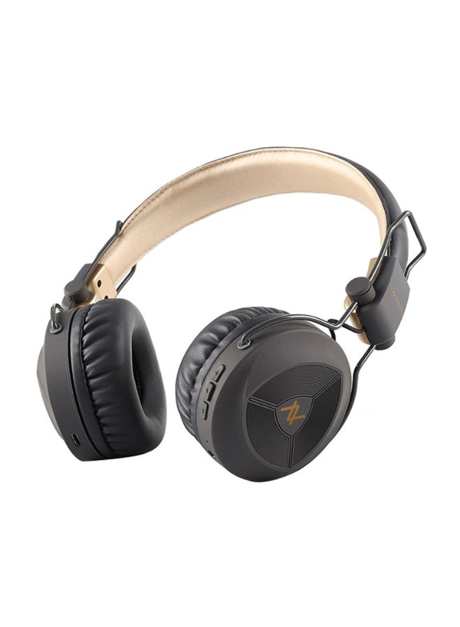 L'avvento Wireless Bluetooth Over-Ear Headphone Gold/Black - Image 1