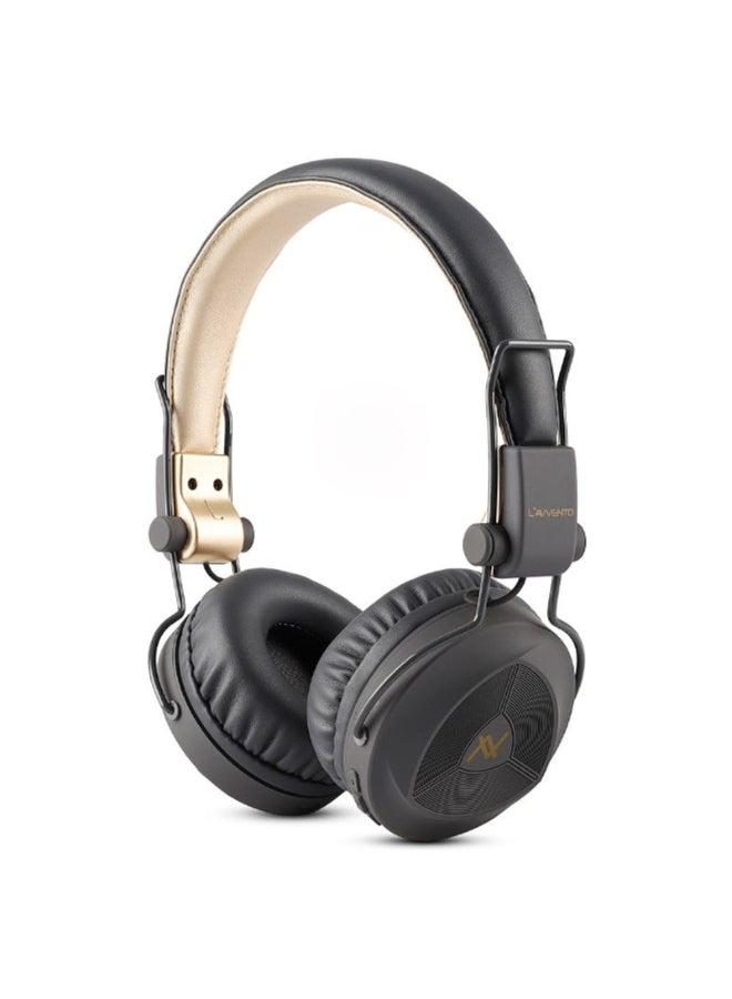 L'avvento Wireless Bluetooth Over-Ear Headphone Gold/Black - Image 2