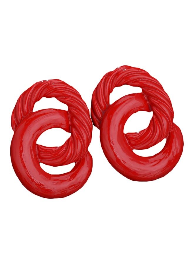 Circular Shaped Dangle Earrings 