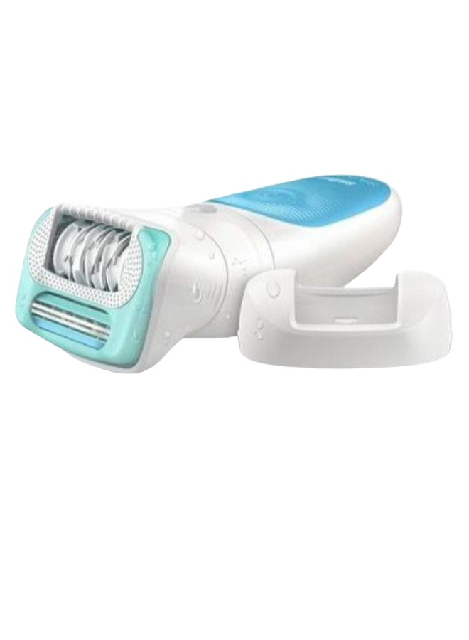 BRAUN Dry Cordless Epilator With Head And Cap White/Blue/Green - Image 2