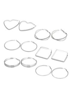 Pair Of 6 Hoop Earrings