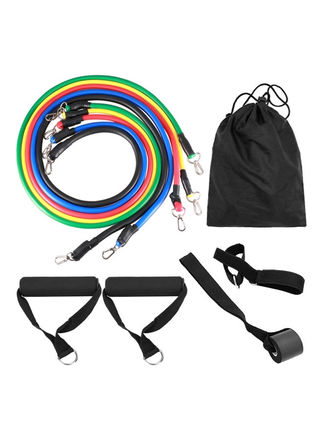 Kanteen Store - 11-Piece Exercise Resistance Loop Bands Set 25x6x20cm - Image 1