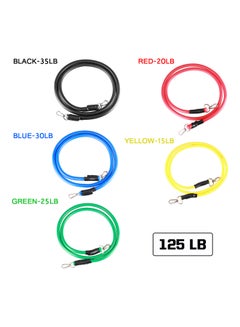 Kanteen Store 11-Piece Exercise Resistance Loop Bands Set 25x6x20cm  - Image 2