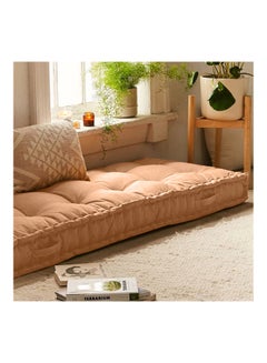REGAL IN HOUSE Quilted Daybed Mattress Velvet Brick 72x24x4cm  - Image 3