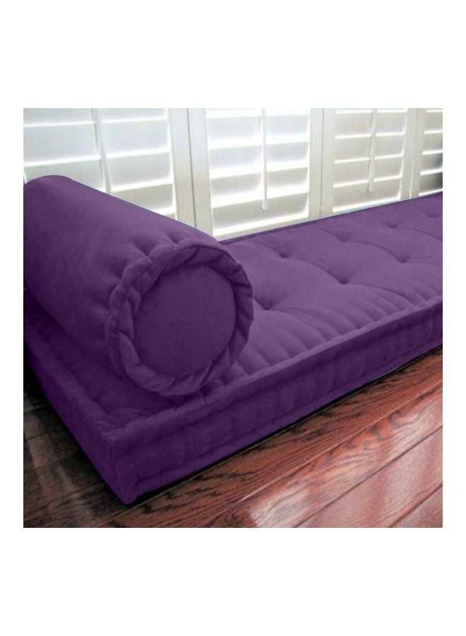 ريغال إن هاوس وسادة أرضية مبطنة velvet أرجواني 72x24x4سم  - Image 2