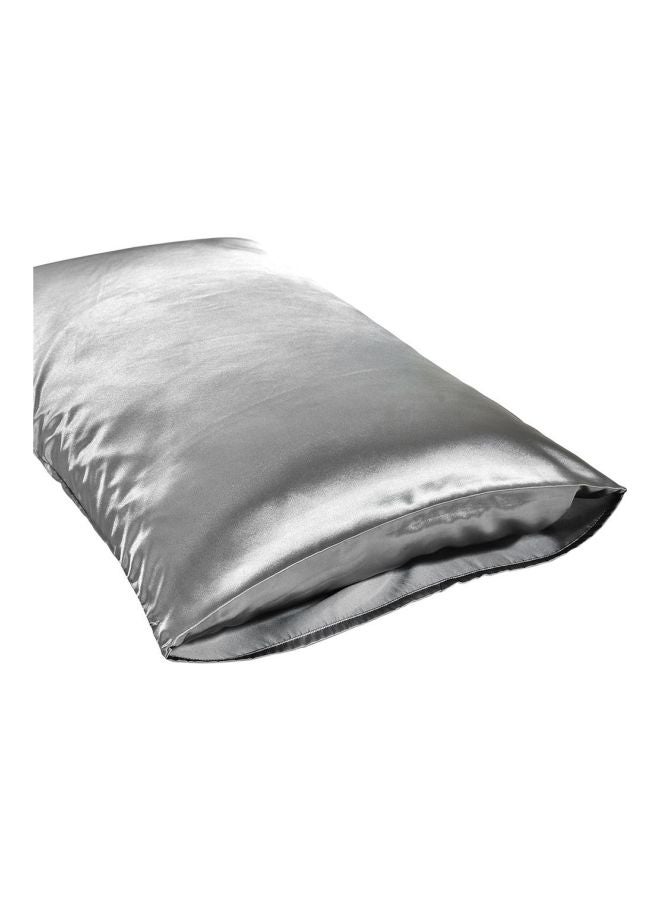 2-Piece Polyester Pillowcase Set polyester Grey Queen - Image 4