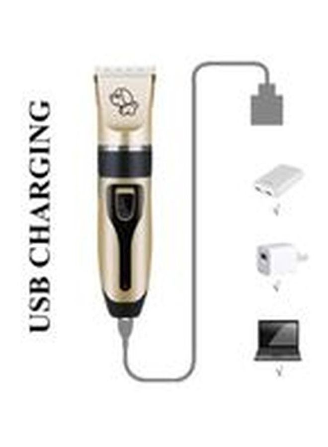 ماكينة تشذيب شعر الحيوانات الأليفة 7 في 1 ذهبي/ أسود - Image 3