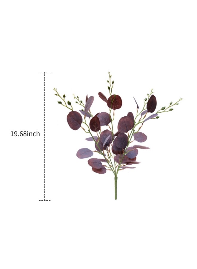 Artificial Foilage Plant Purple 50cm - Image 2