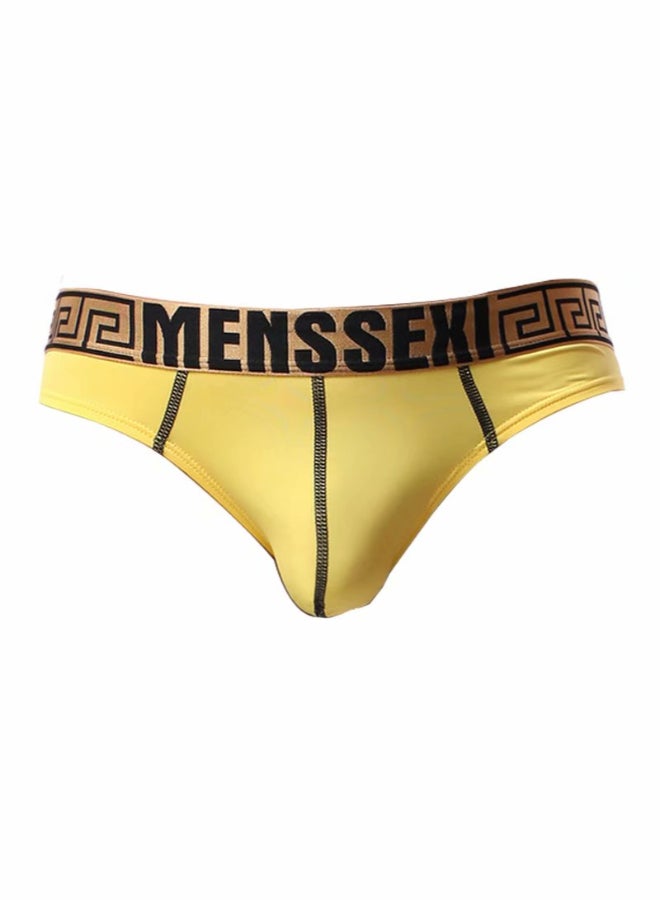 Generic - Ice-Shredded Brief Yellow - Image 1