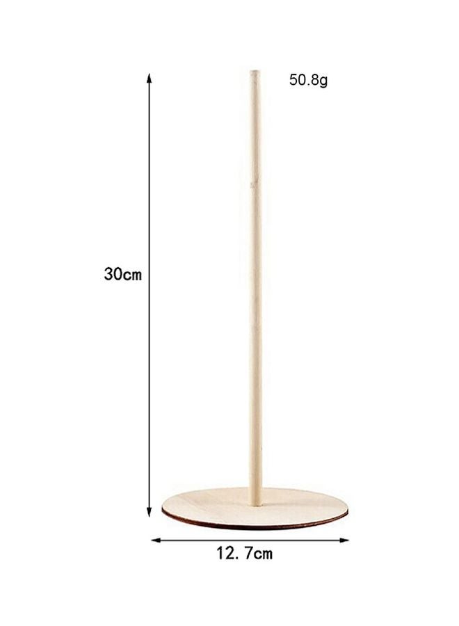 Generic - Wooden Donut Holder Wall Bracket 30x12.7x1cm - Image 1