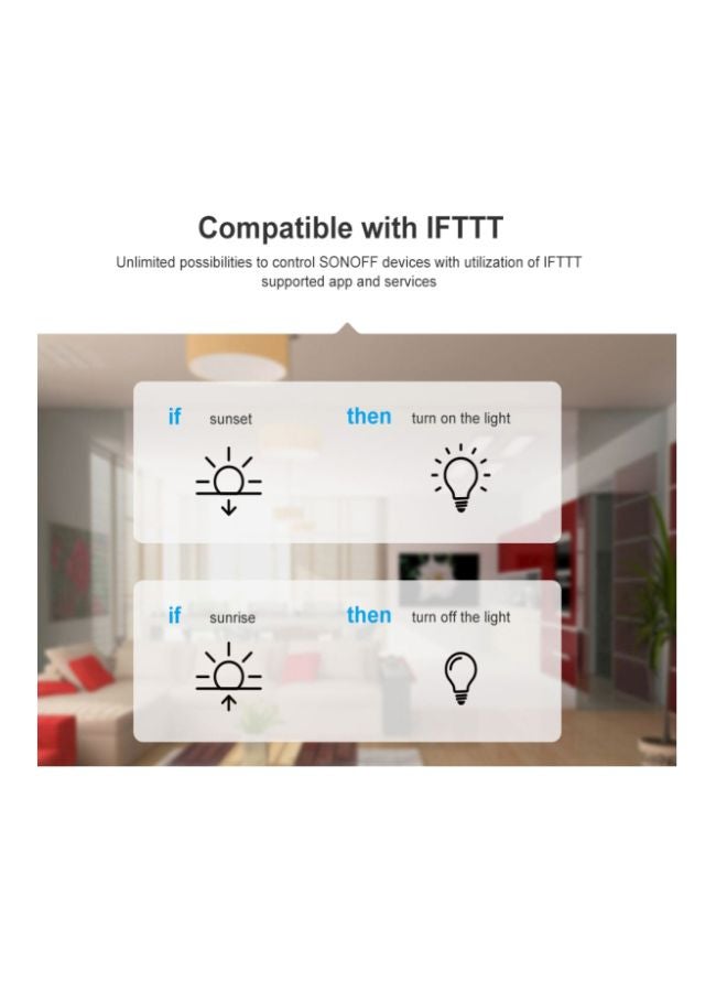 SONOFF 4-Piece WiFi DIY Smart Switch Set White 9.5x3x4.5cm - Image 4
