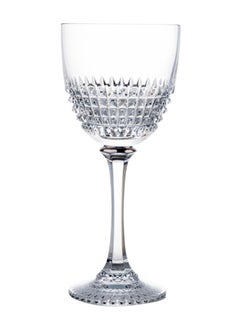 روغاسكا 2-Piece Diamond Red whine glass Clear/Platinum Clear 