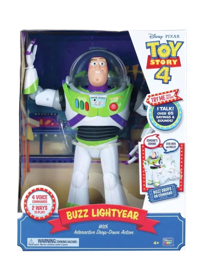 Mattel Games Toy Story 4 Buzz Lightyear Action Figure CCX29 4inch - Image 1