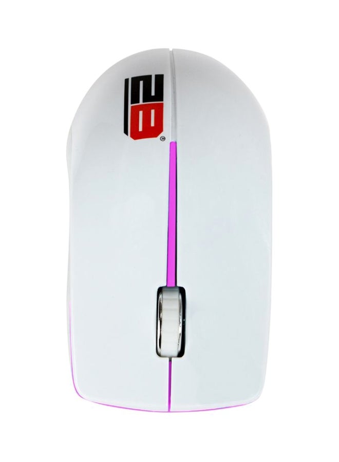 2B 2.4G Wireless Slim Mouse White/Pink - Image 3