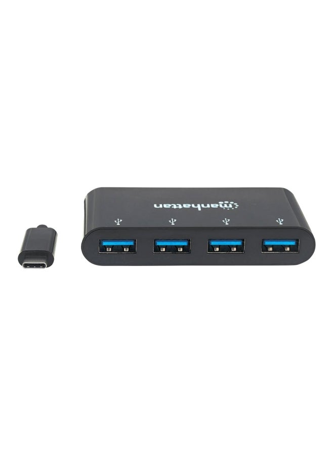 USB 3.1 To Type-C Hub Adapter Black