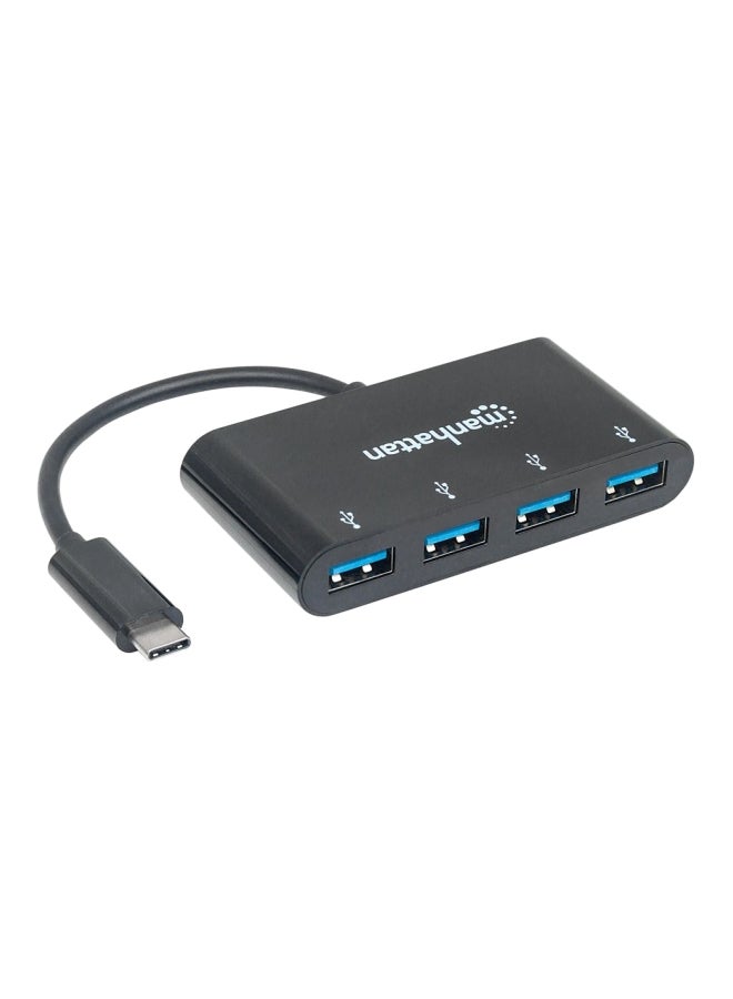 USB 3.1 To Type-C Hub Adapter Black