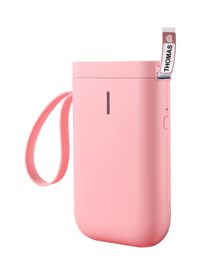 Portable Wireless Thermal Label Printer Pink - Image 1