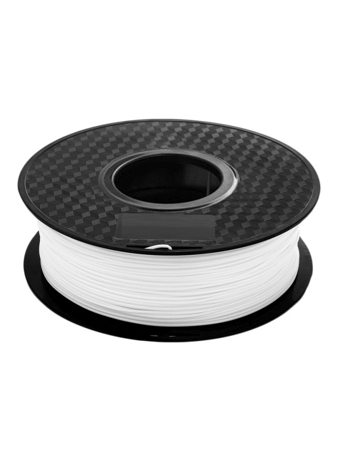 PLA 3D Printer Filament Spool White  - Image 1