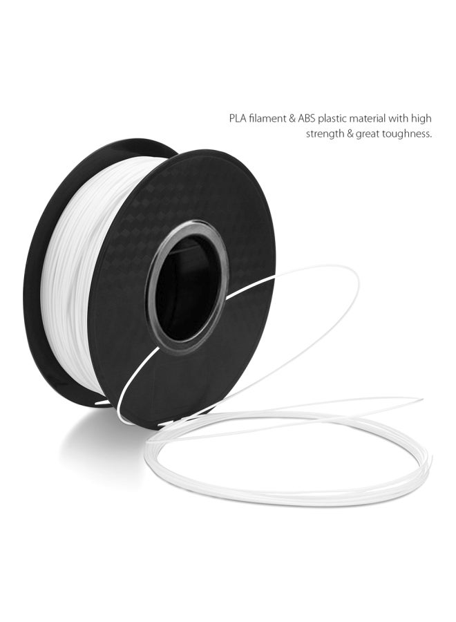 PLA 3D Printer Filament Spool White  - Image 4
