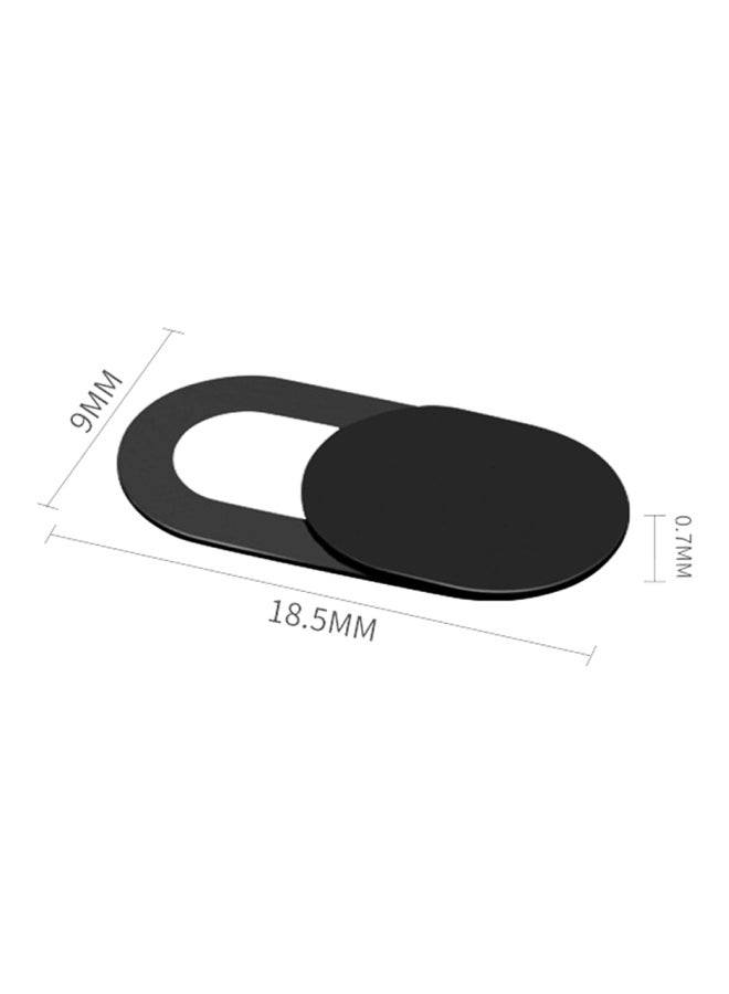 Protective Antispy Shutter Slider Webcam Cover Black - Image 2