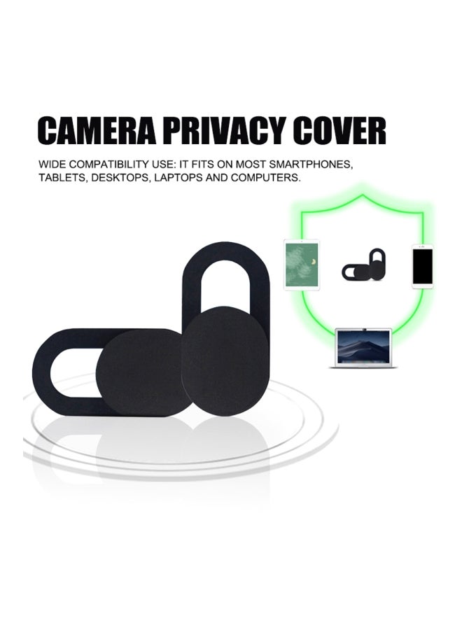 Protective Antispy Shutter Slider Webcam Cover Black - Image 3