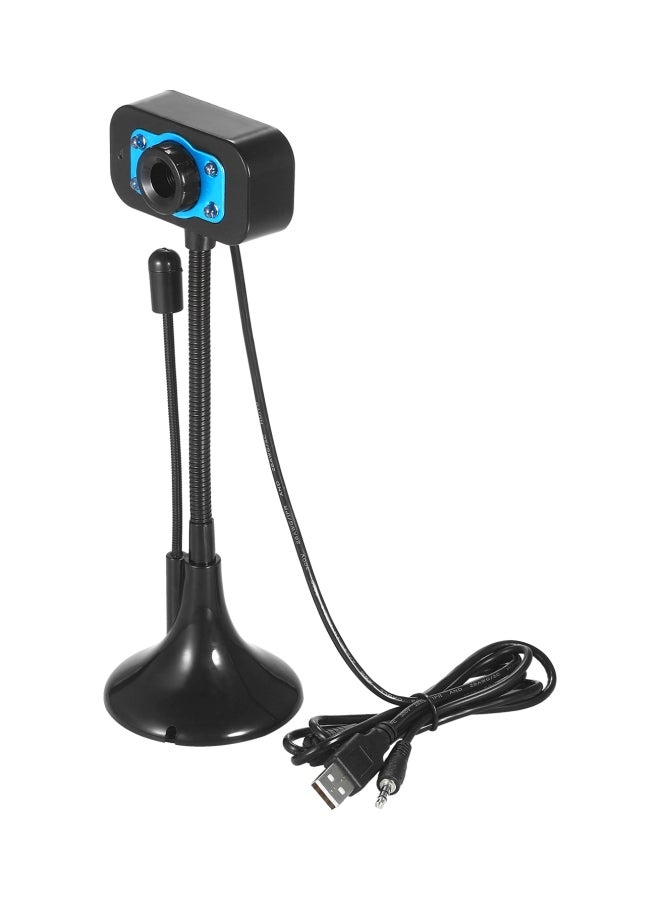 كاميرا ويب عالية الوضوح بمنفذ USB الأسود / الأزرق - Image 1