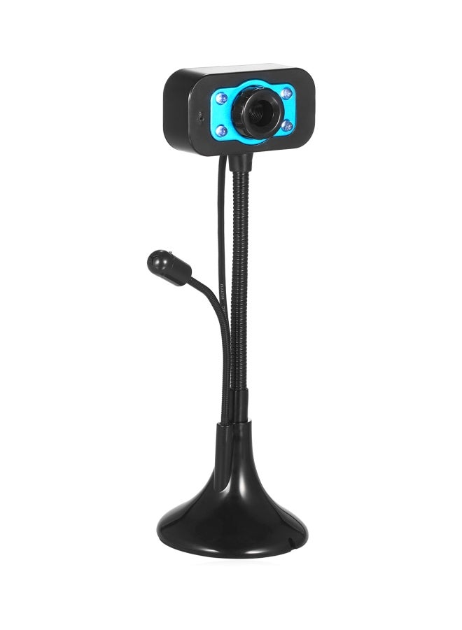كاميرا ويب عالية الوضوح بمنفذ USB الأسود / الأزرق - Image 2