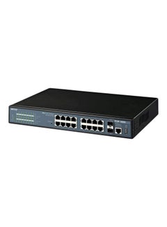 Buffalo Layer 2 Network Switch Black  - Image 1